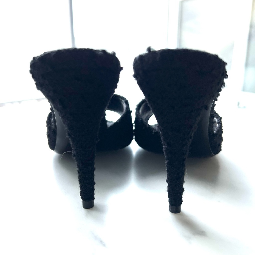 Saint Laurent Boucle Tweed LA 16 Sandals - Picture 7 of 9